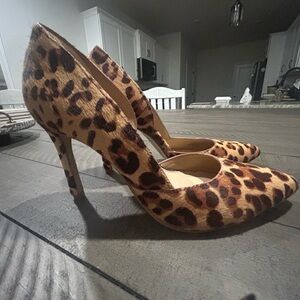 Leopard Print Stiletto Heels